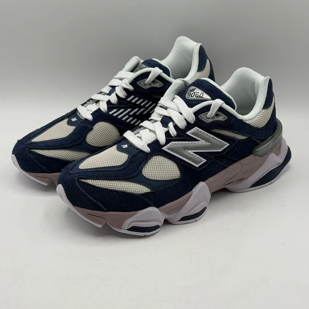New Balance 9060 Navy Ice Wine GC9060FP Kids Size 4.5 US Navy Purple READ